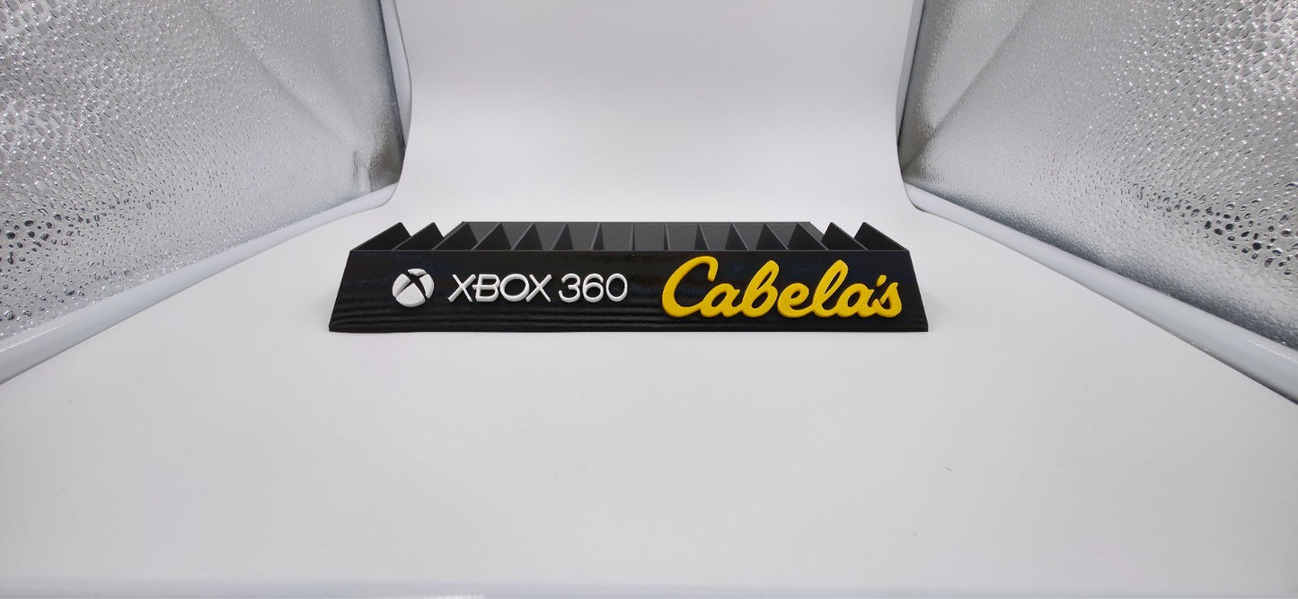 Expositor Cabelas xbox 360 14,15 Ranuras hecho en 3D