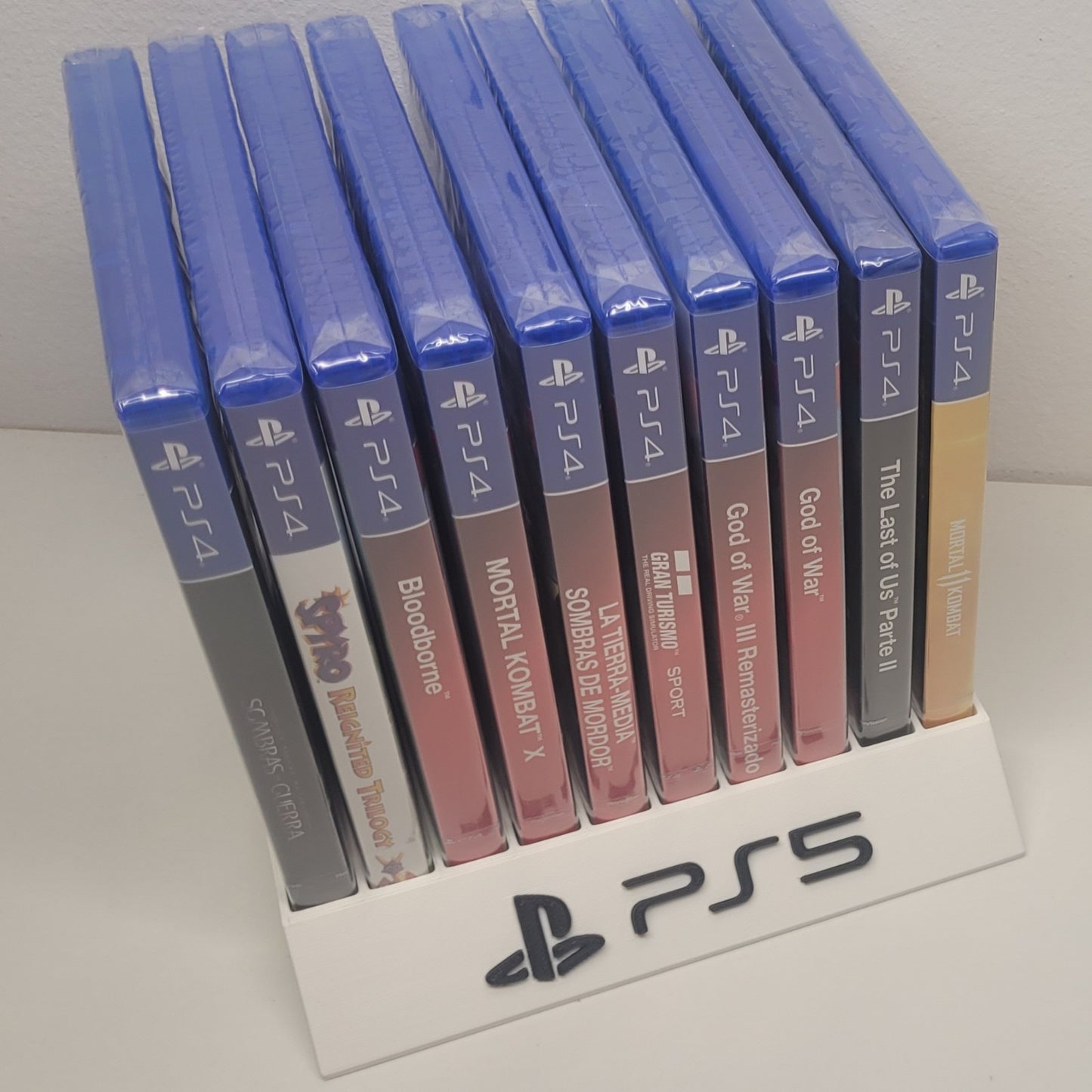 Expositor Stand Sony Playstation 5 PS5 8,10,12,14,15 Ranuras  hecho en 3D