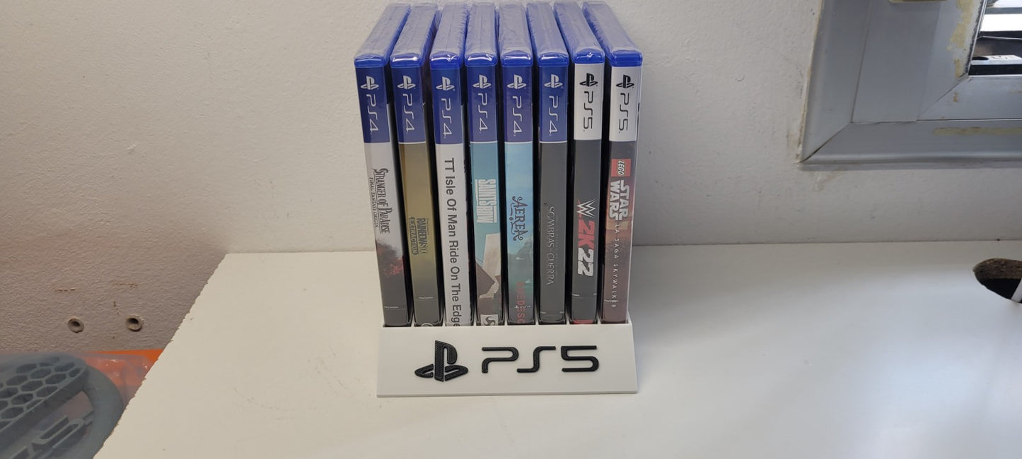 Expositor Stand Sony Playstation 5 PS5 8,10,12,14,15 Ranuras  hecho en 3D
