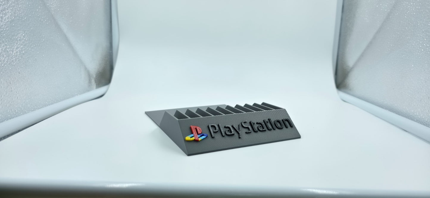 Expositor Stand Sony Playstation PS1 PSX NTSC  8,10,12,14,15,16,18,20 Ranuras 3D