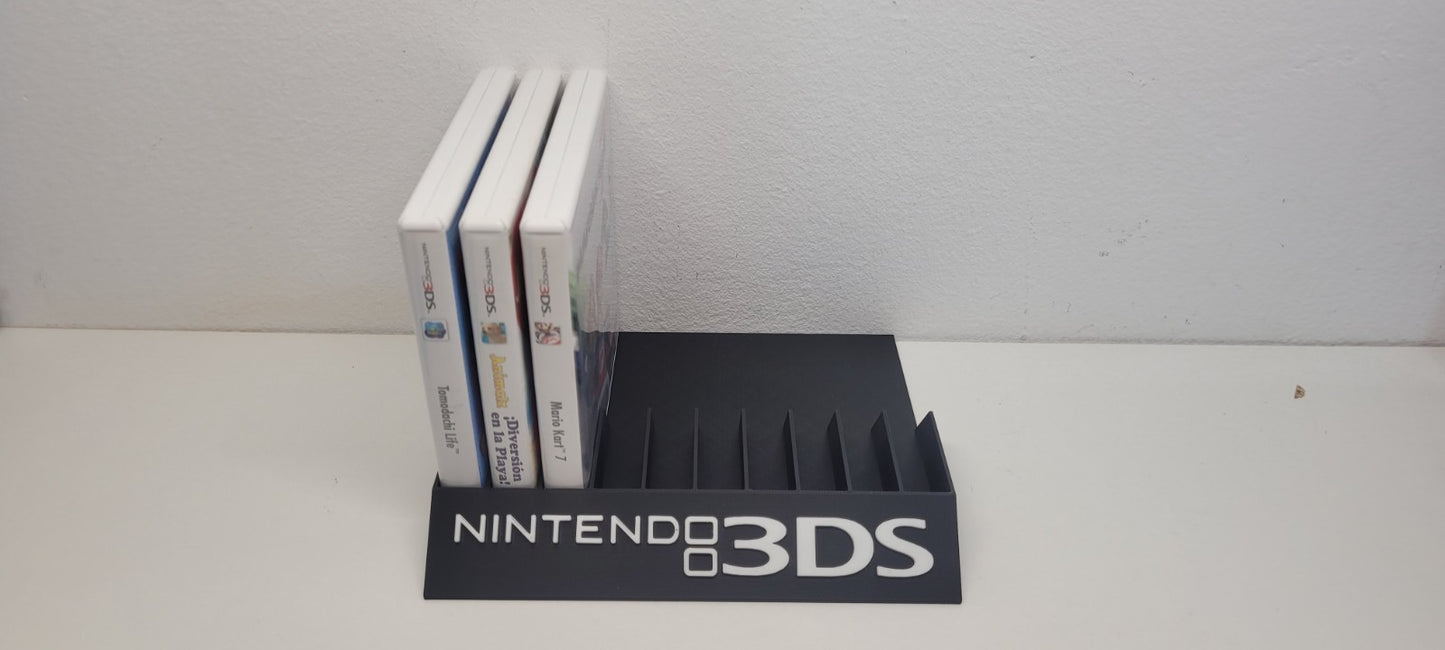 Expositor Stand 8,10,12,14 Ranuras juegos Nintendo 3DS hecho en 3D