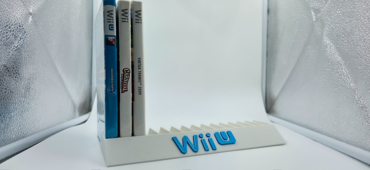 Expositor Stand 8,10,12,14,15 Ranuras juegos Nintendo WII U hecho en 3D