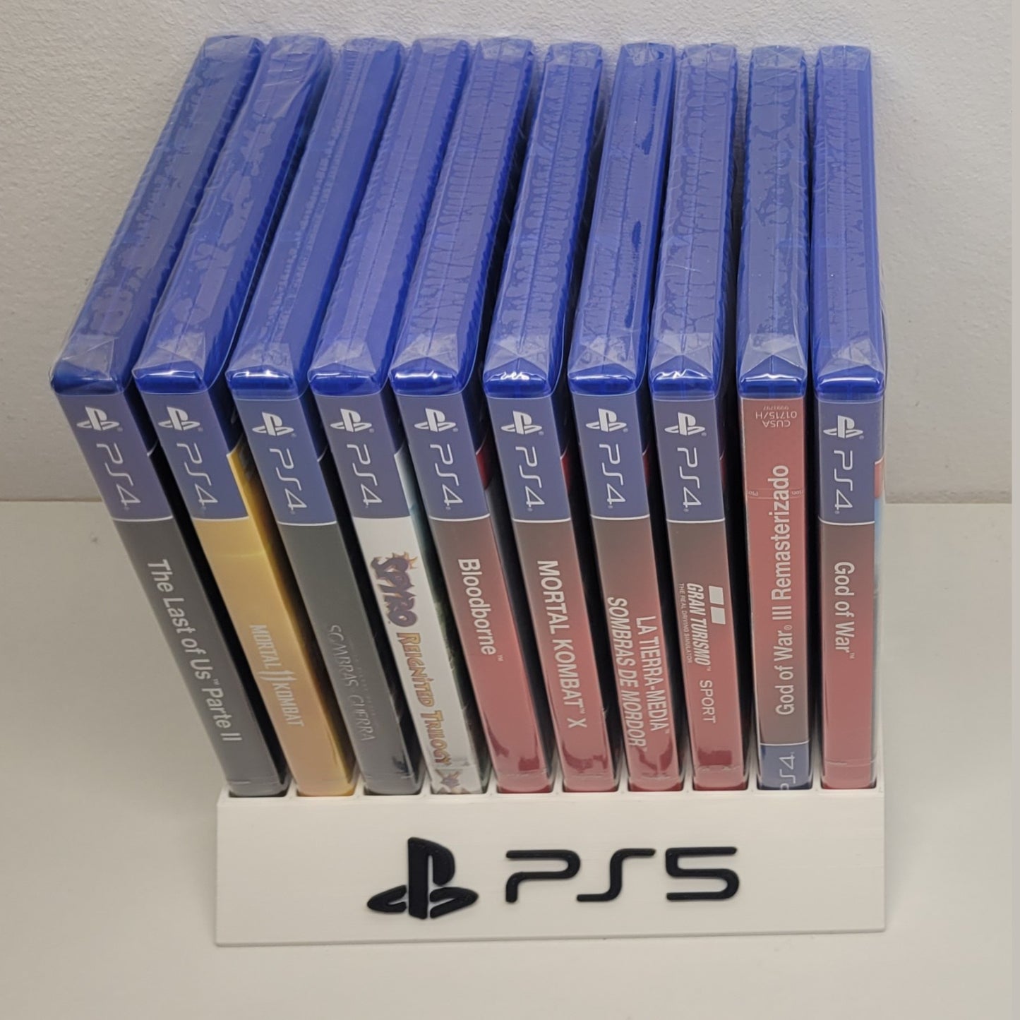Expositor Stand Sony Playstation 5 PS5 8,10,12,14,15 Ranuras  hecho en 3D