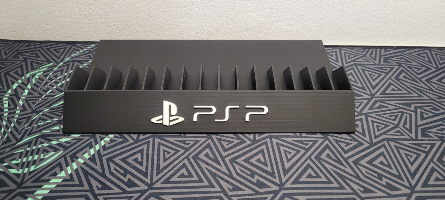 Expositor Stand Sony Playstation Portab PSP 8,10,12,14,15 Ranuras  hecho en 3D