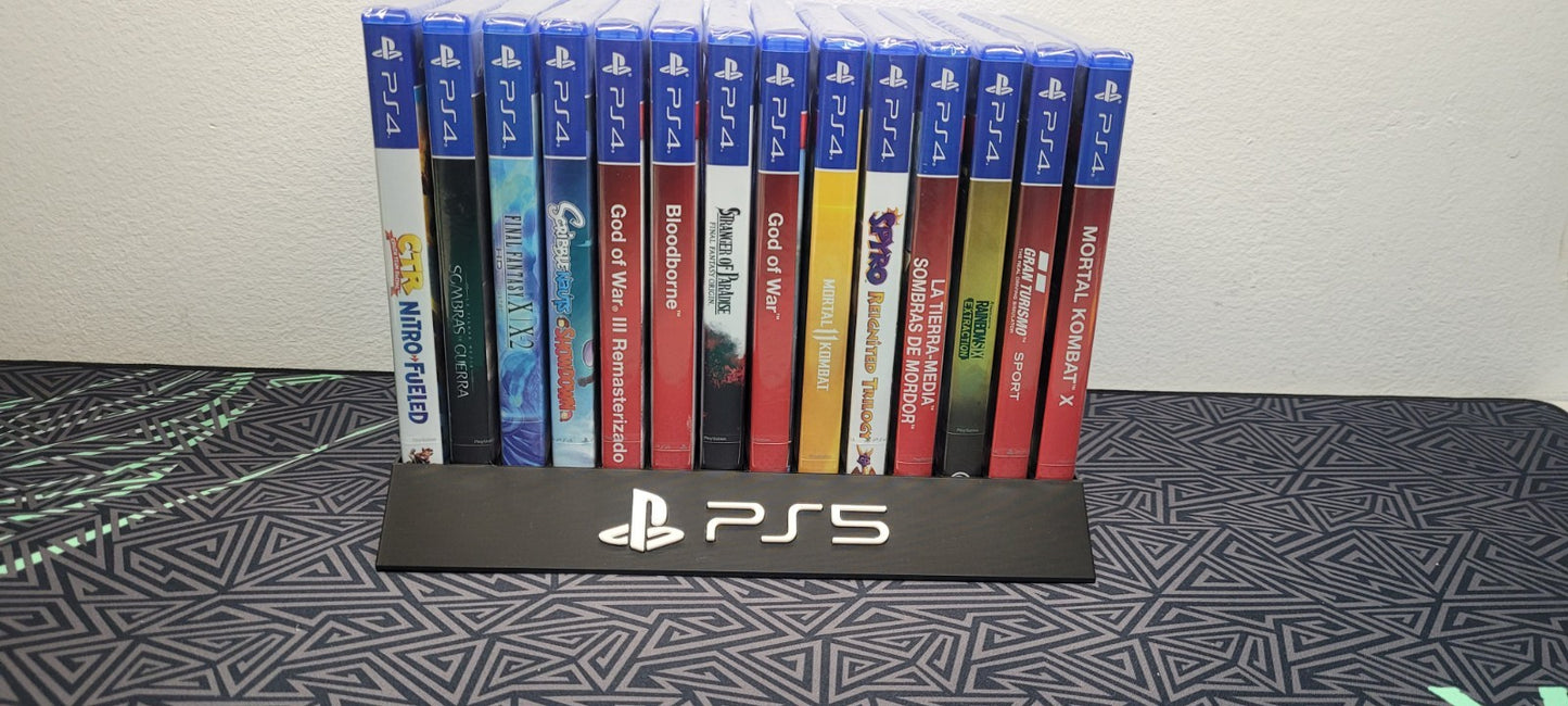 Expositor Stand Sony Playstation 5 PS5 8,10,12,14,15 Ranuras  hecho en 3D