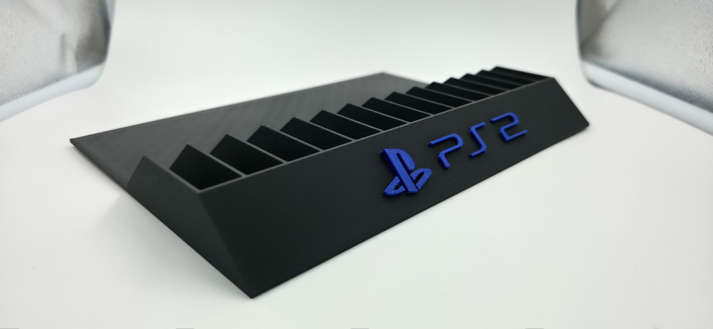 Expositor Stand Sony Playstation 2 PS2 8,10,12,14,15 Ranuras  hecho en 3D
