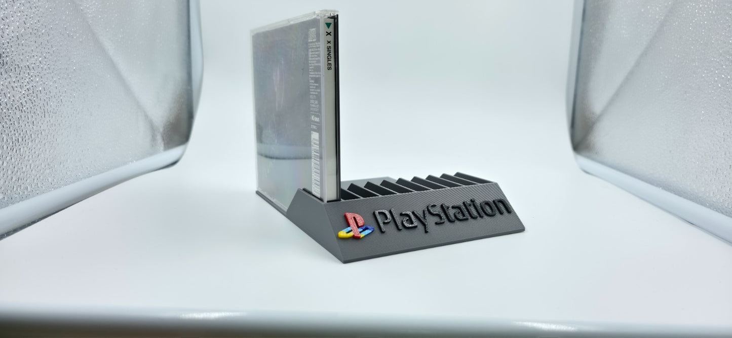 Expositor Stand Sony Playstation PS1 PSX NTSC  8,10,12,14,15,16,18,20 Ranuras 3D
