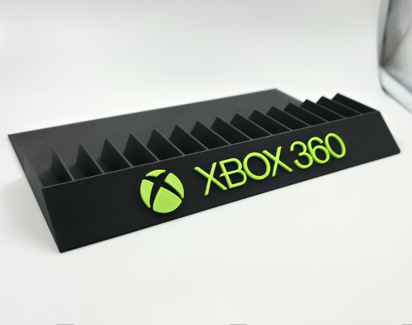 Expositor Stand 8,10,12,14,15 Ranuras juegos Xbox 360 hecho en 3D personalizado