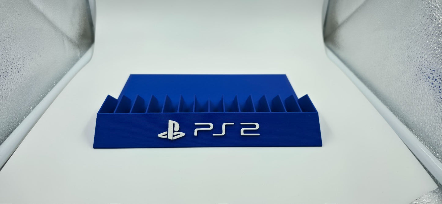 Expositor Stand Sony Playstation 2 PS2 8,10,12,14,15 Ranuras  hecho en 3D