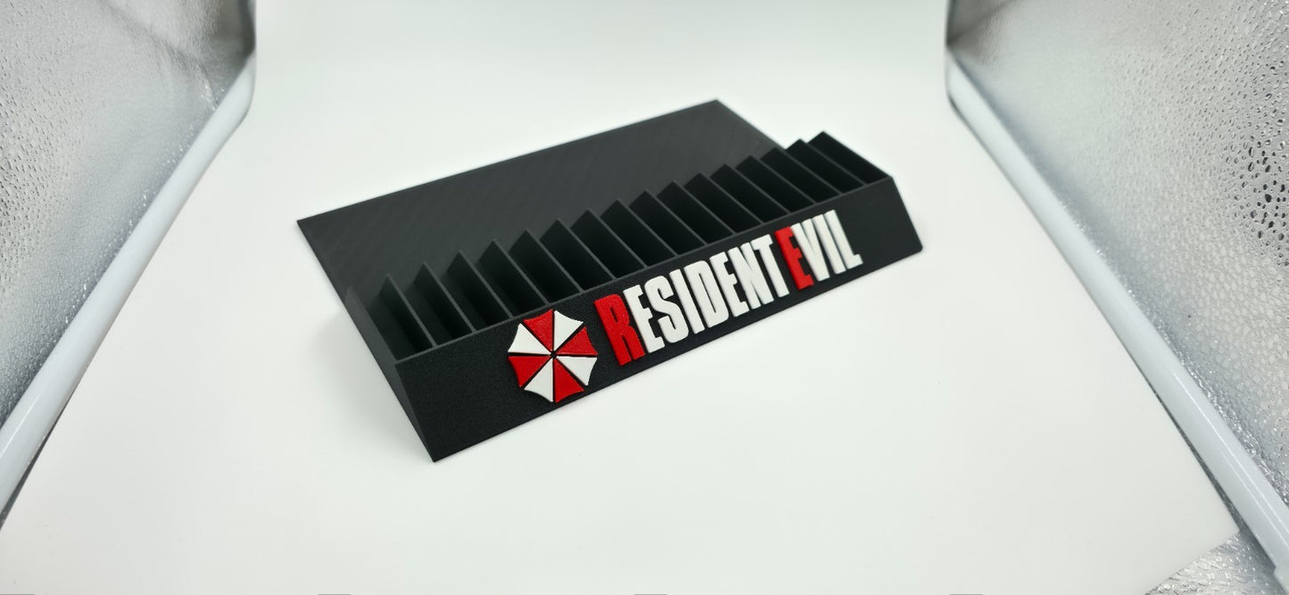 Expositor Stand Resident Evil XBOX ONE 12,14,15,16 Ranuras 3D