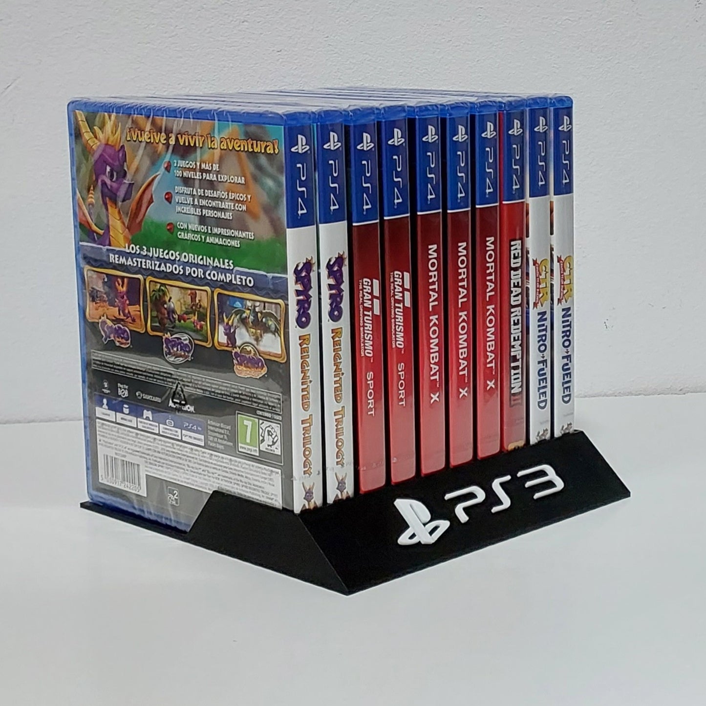 Expositor Stand Sony Playstation 3 PS3 8,10,12,14,15 Ranuras  hecho en 3D