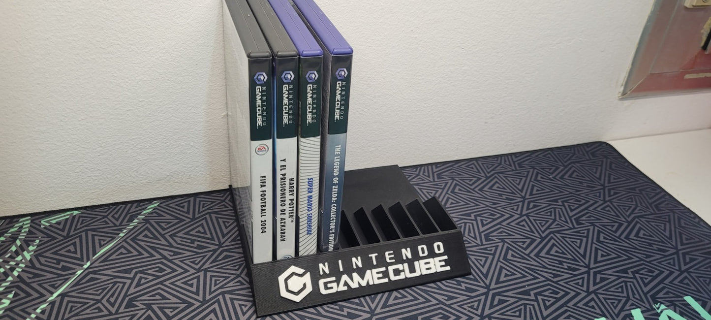 Expositor Stand 8,10,12,14,15 Ranuras juegos Nintendo Gamecube GC hecho en 3D