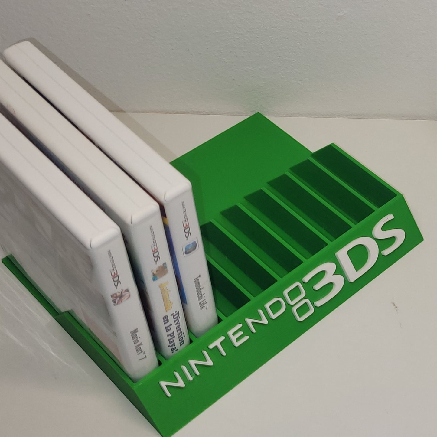Expositor Stand 8,10,12,14 Ranuras juegos Nintendo 3DS hecho en 3D