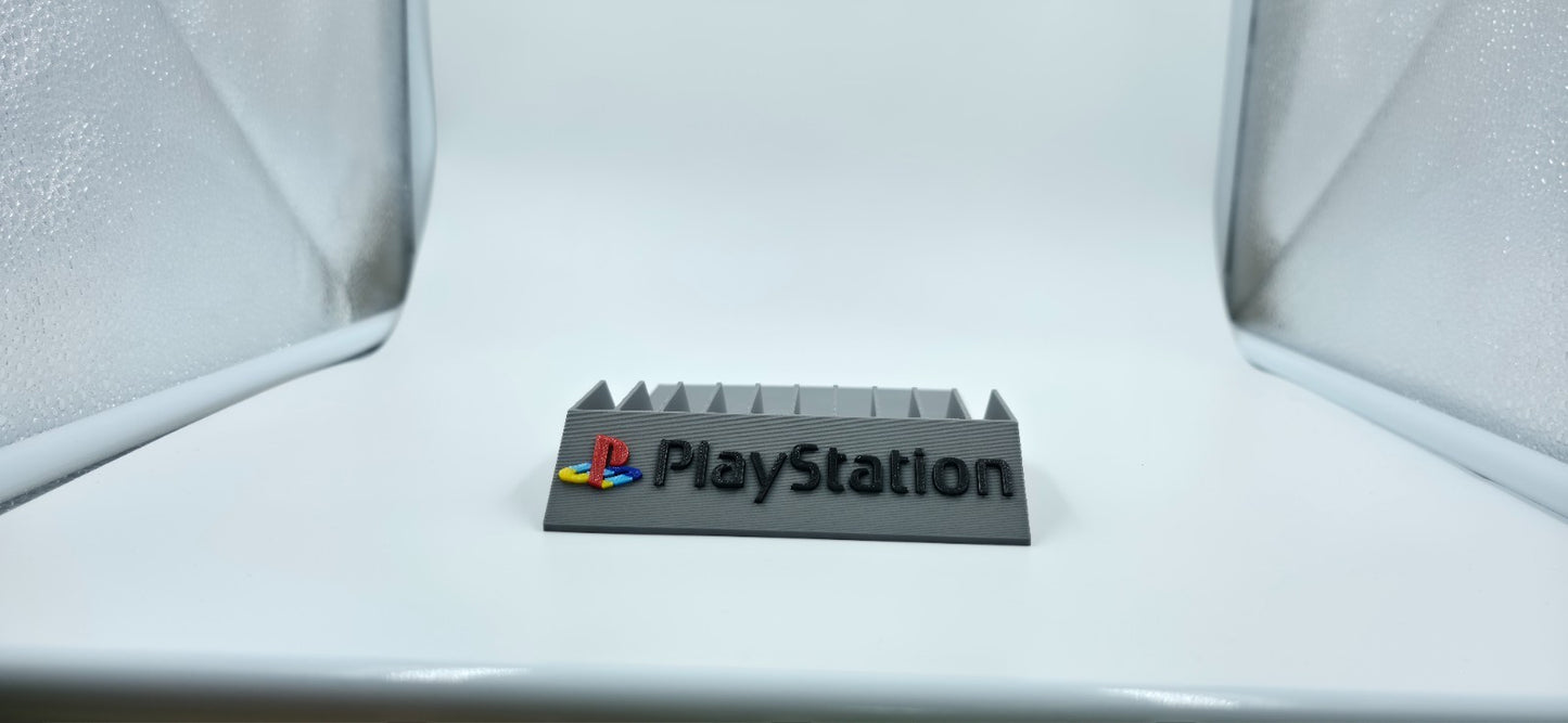 Expositor Stand Sony Playstation PS1 PSX NTSC  8,10,12,14,15,16,18,20 Ranuras 3D