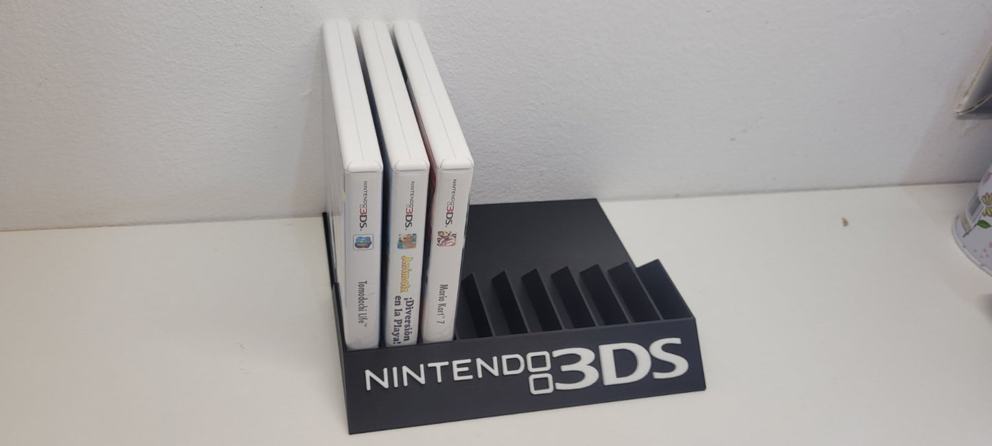 Expositor Stand 8,10,12,14 Ranuras juegos Nintendo 3DS hecho en 3D