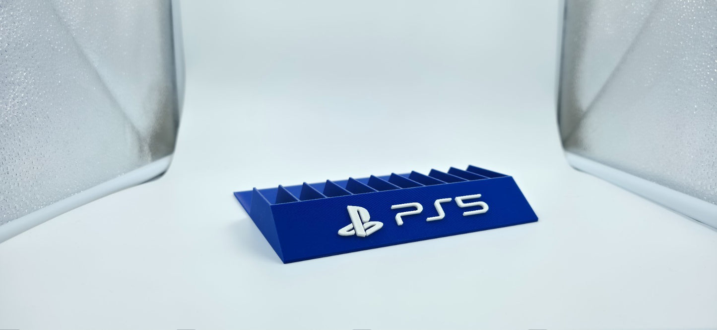 Expositor Stand Sony Playstation 5 PS5 8,10,12,14,15 Ranuras  hecho en 3D