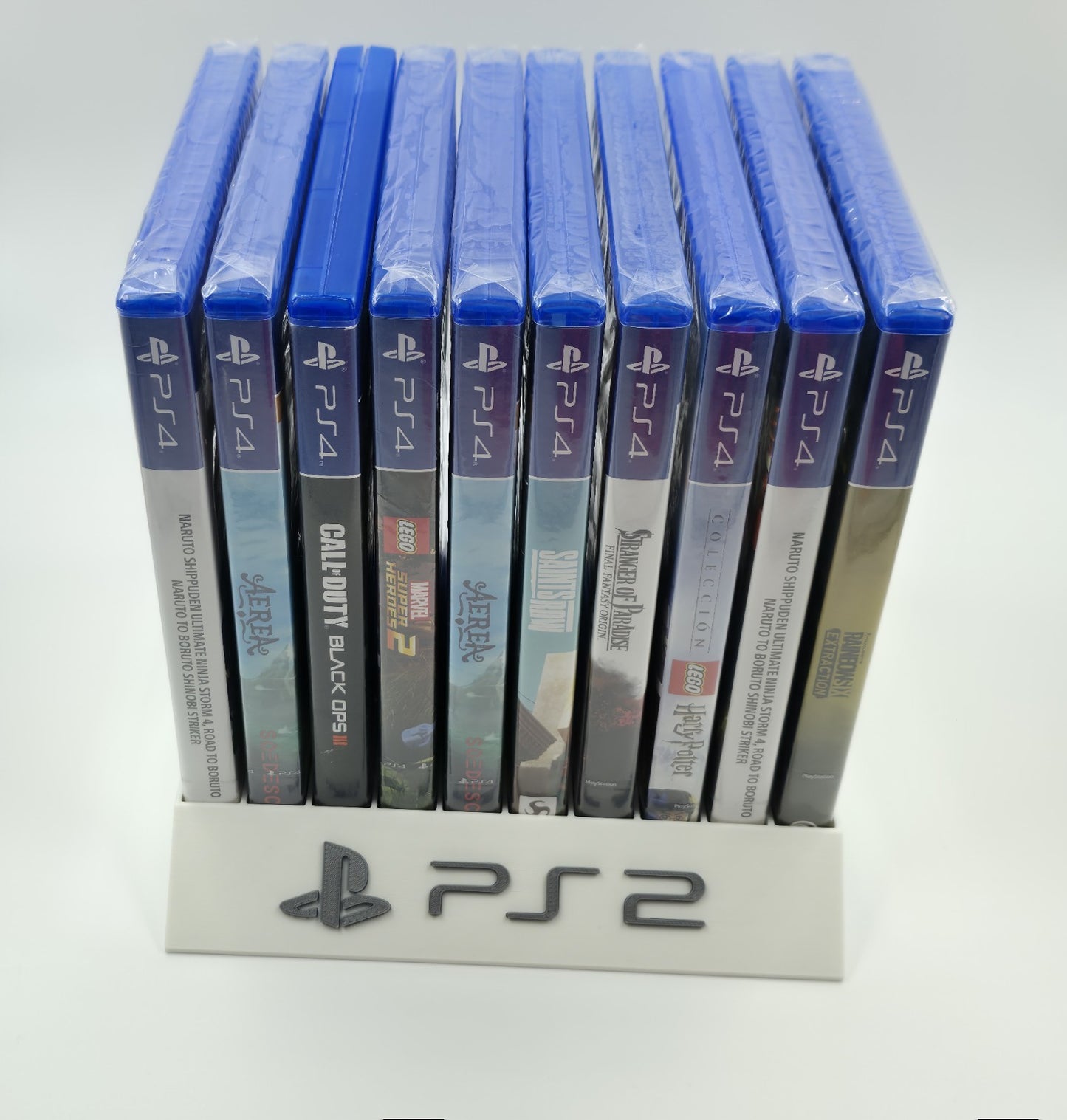 Expositor Stand Sony Playstation 2 PS2 8,10,12,14,15 Ranuras  hecho en 3D