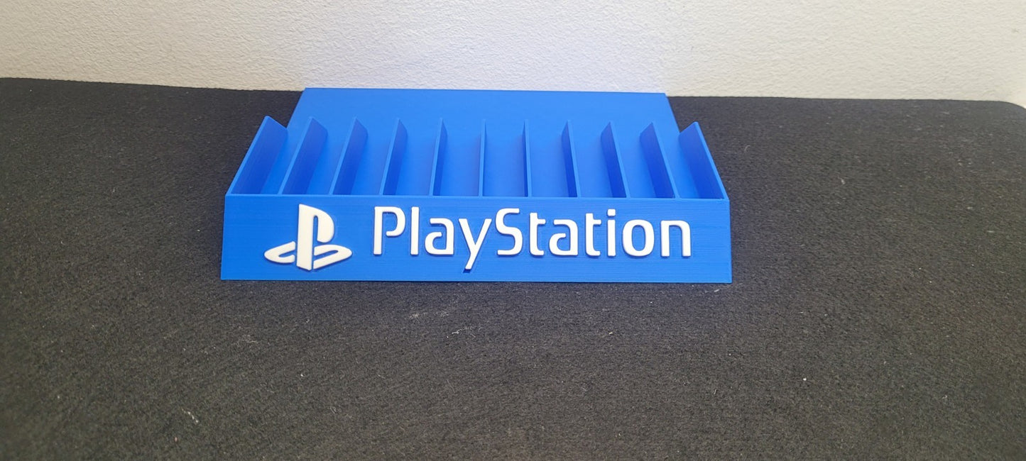 Expositor Stand 8,10,12 Ranuras juegos Sony PS1 Playstation 1 PSX hecho en 3D