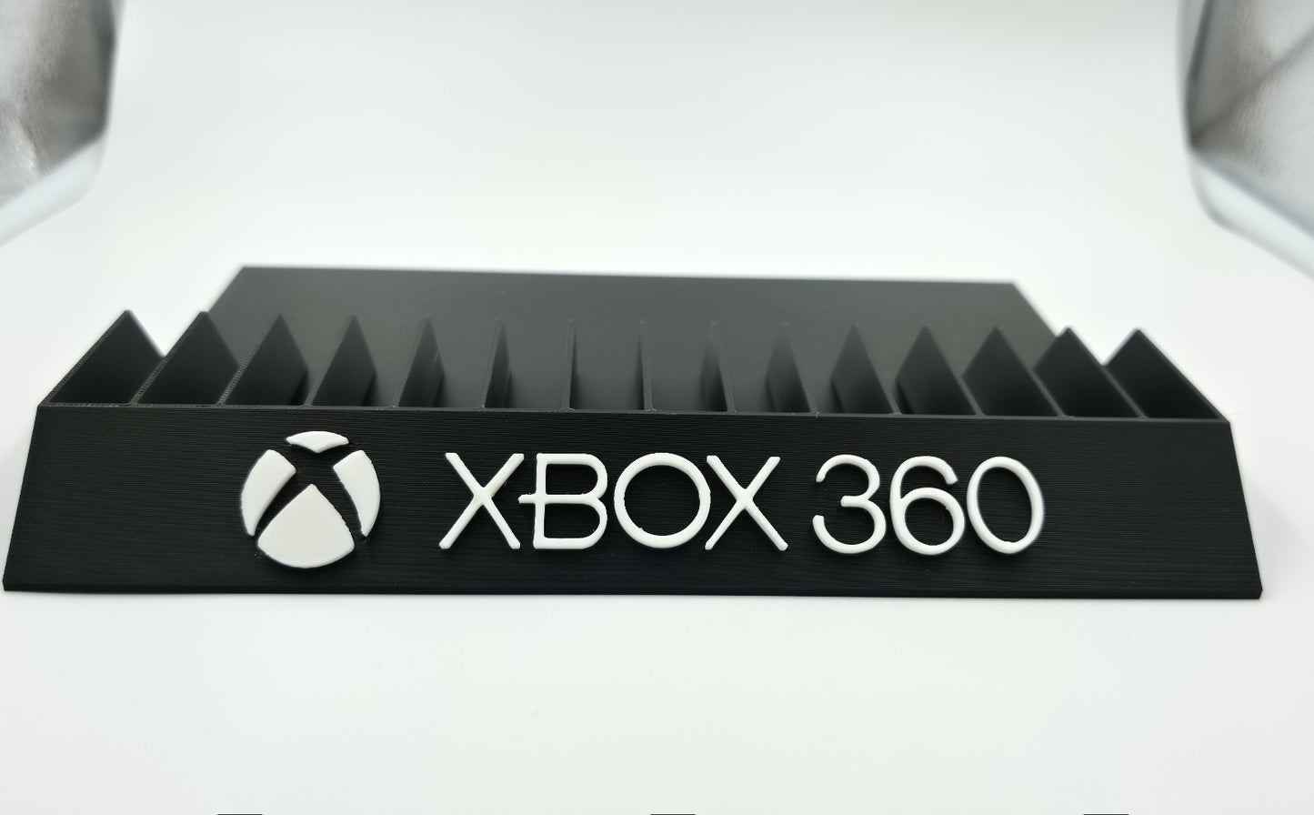 Expositor Stand 8,10,12,14,15 Ranuras juegos Xbox 360 hecho en 3D personalizado