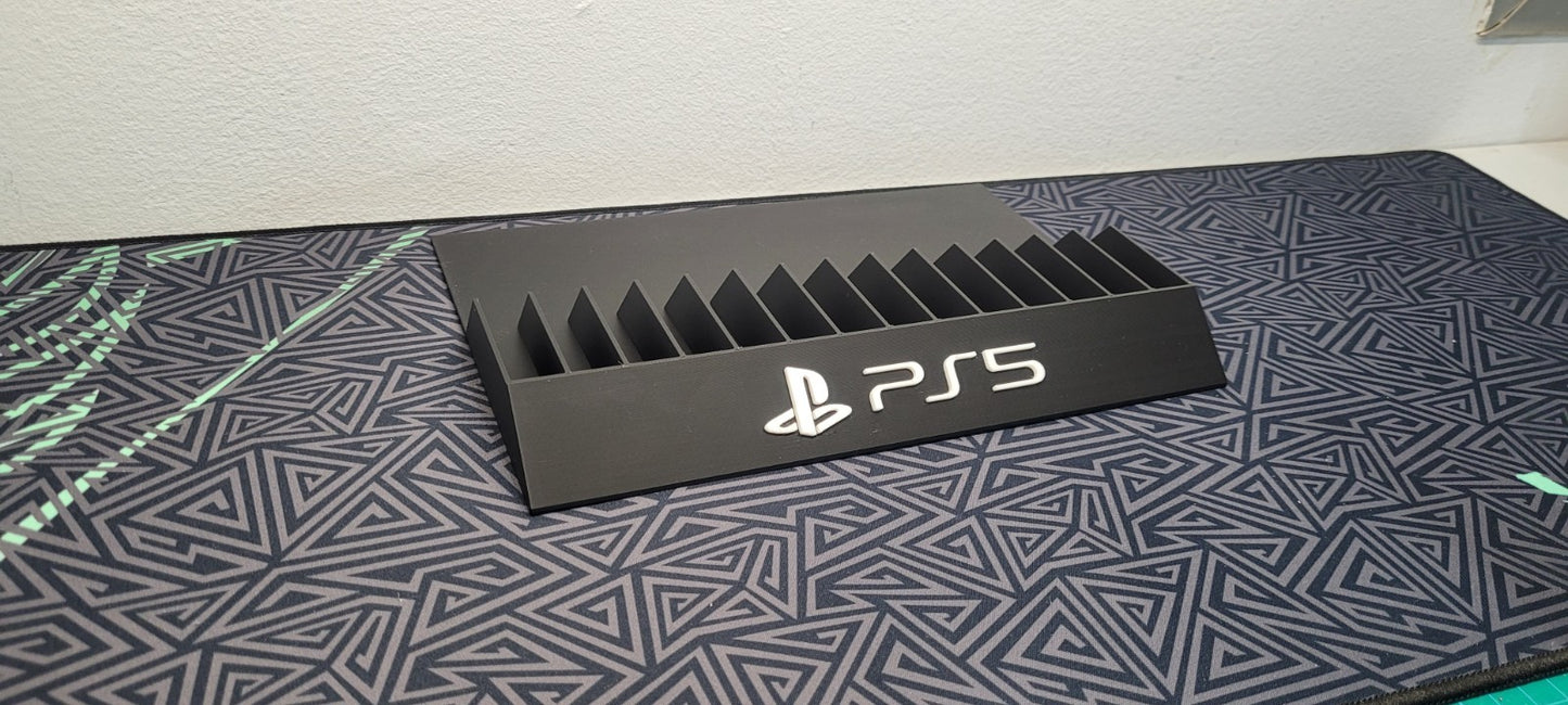 Expositor Stand Sony Playstation 5 PS5 8,10,12,14,15 Ranuras  hecho en 3D